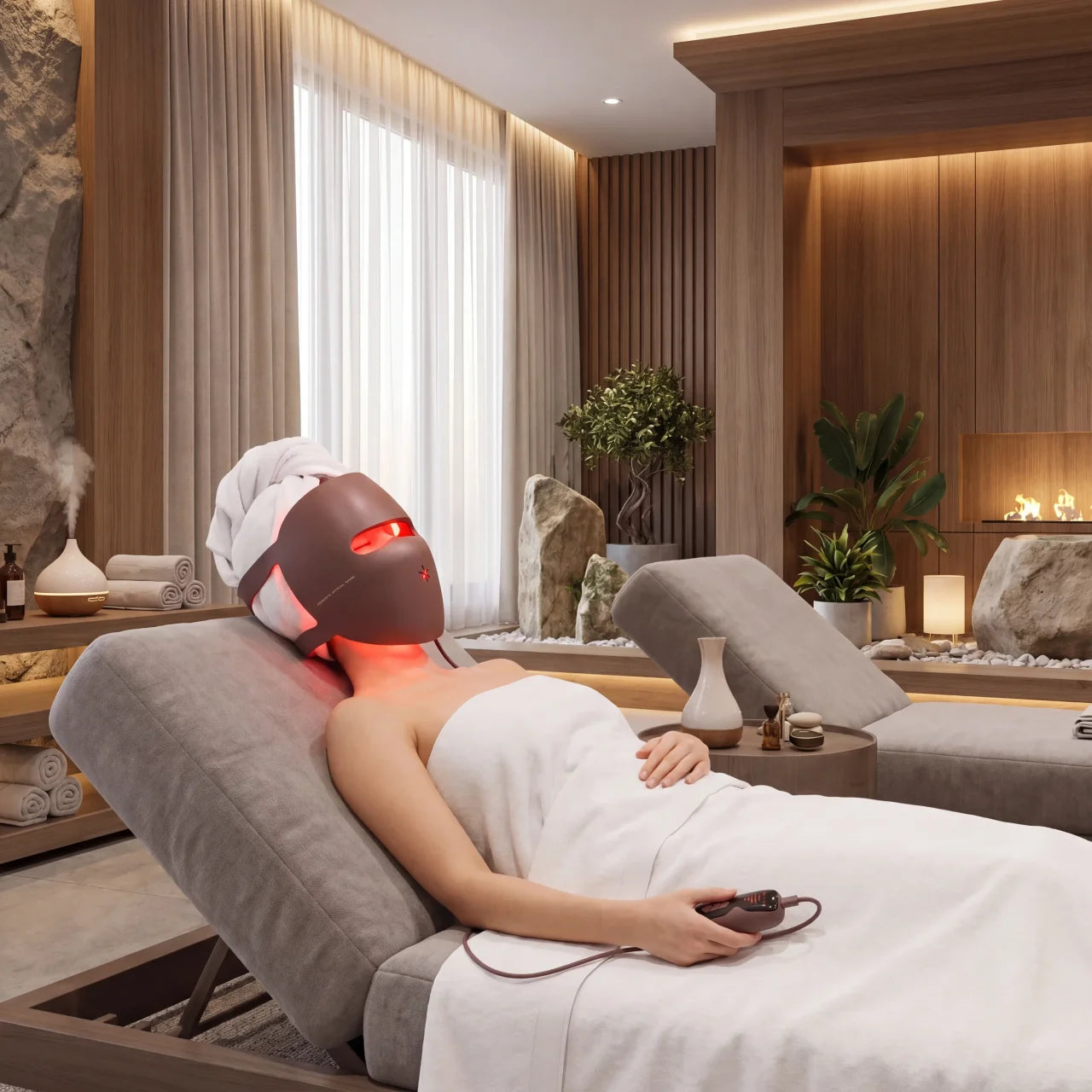 Red Light Therapy Face Mask with 4 Modes for Skin Rejuvenation